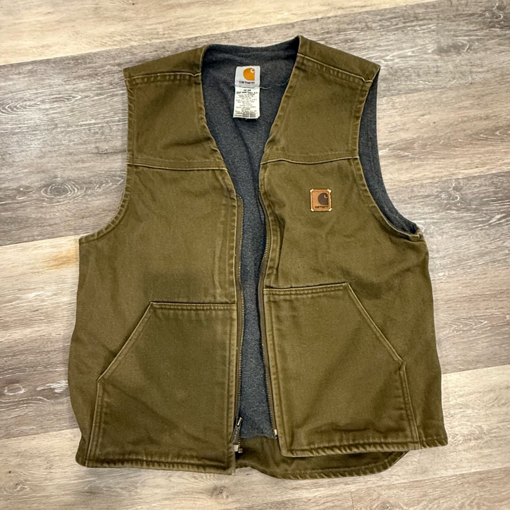 Carhartt Olive Green Vest